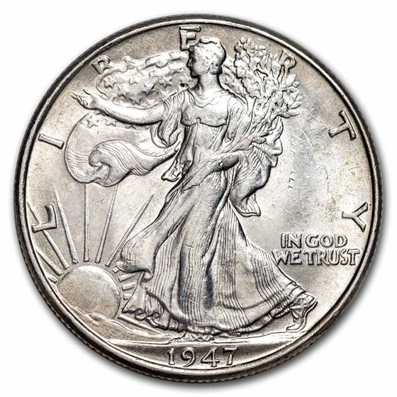 1947 Walking Liberty Half Dollar BU 1947 Walking Liberty Half Dollar BU